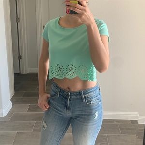 Urban Outfitters Turquoise Top